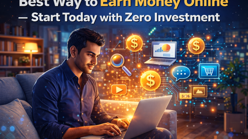 Best Way to Earn Money Online – Start Today with Zero Investment