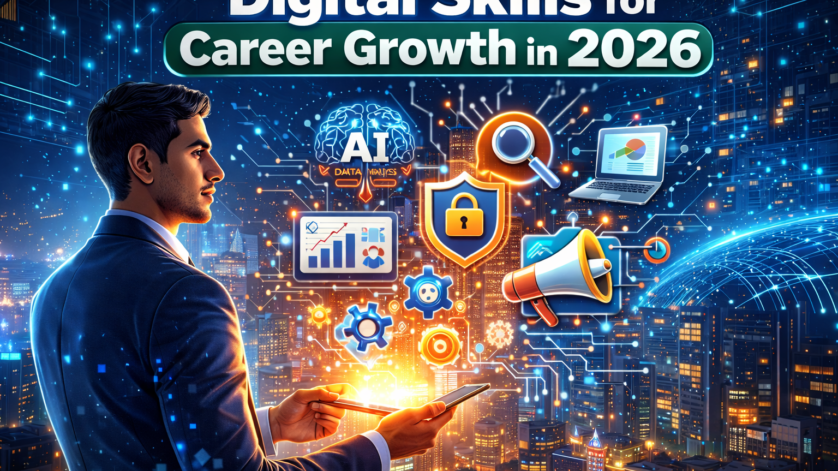 Future digital skills and technology concepts.